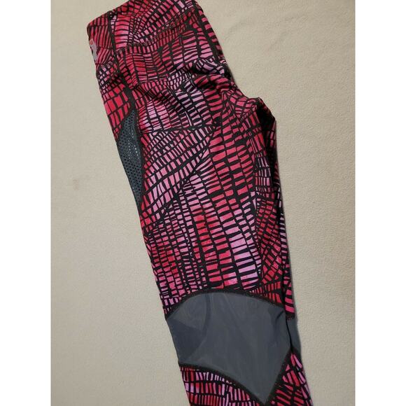 Zella Live Fit Small Leggings Pink Pants Crop Yoga Work Out Purple Gray - Picture 4 of 4